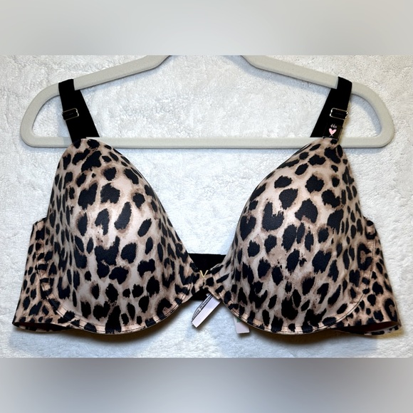 Victoria’s Secret “Freedom Cloud” cheetah print bra plus size soft modern 44D - Picture 1 of 8